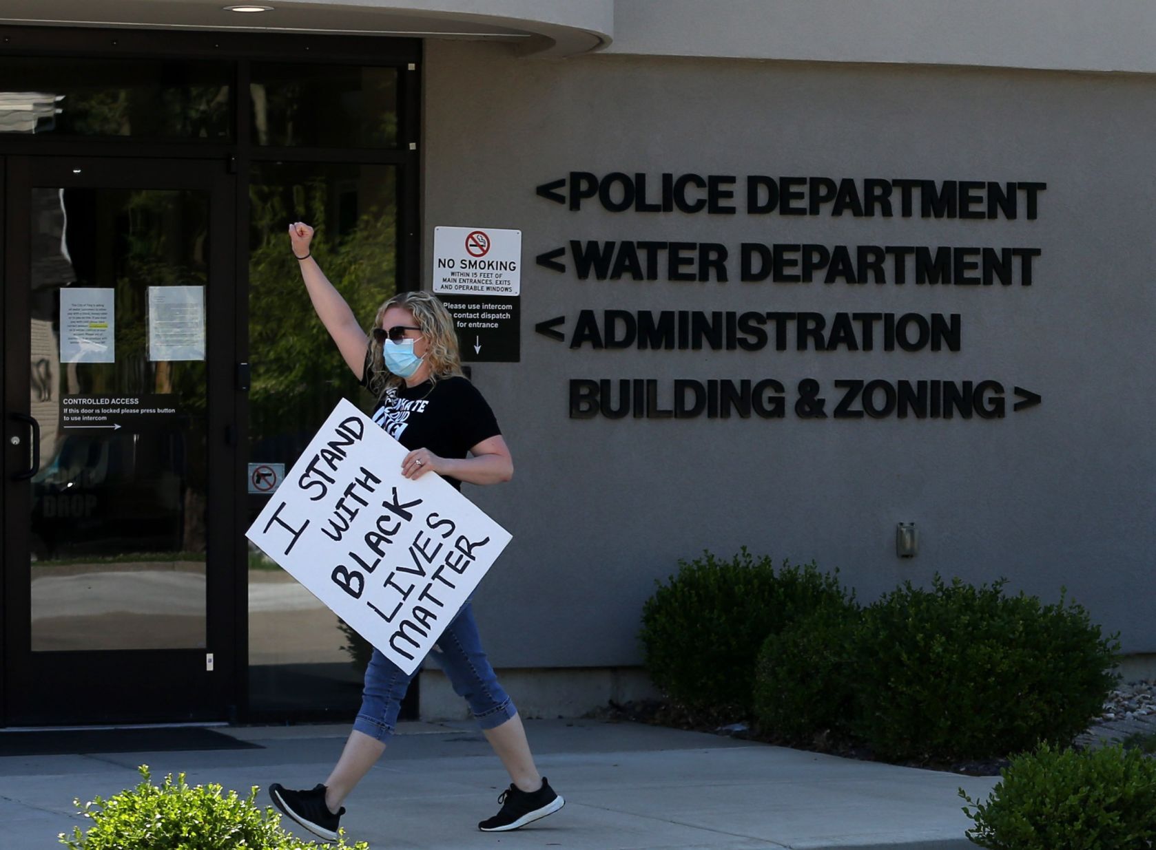 Small Troy, Ill. crowd swells to 200 plus for Black Lives Matter